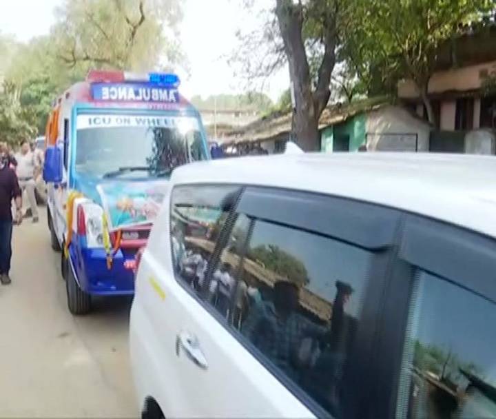 Mortal remains of Humane Sagar reach Deng village for last rites