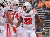 Confused Western Carolina fans storm field, kicker hoisted despite missed FG in loss to Mercer