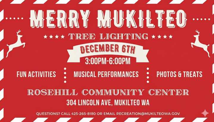 Celebrate the season at Merry Mukilteo on Dec 6