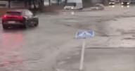 Un temporal azota Mallorca con fuerza en plena hora punta: vendaval de lluvia, viento y granizo