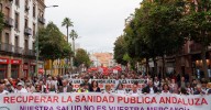La izquierda llama a manifestarse el domingo contra el deterioro sanitario en Andalucía