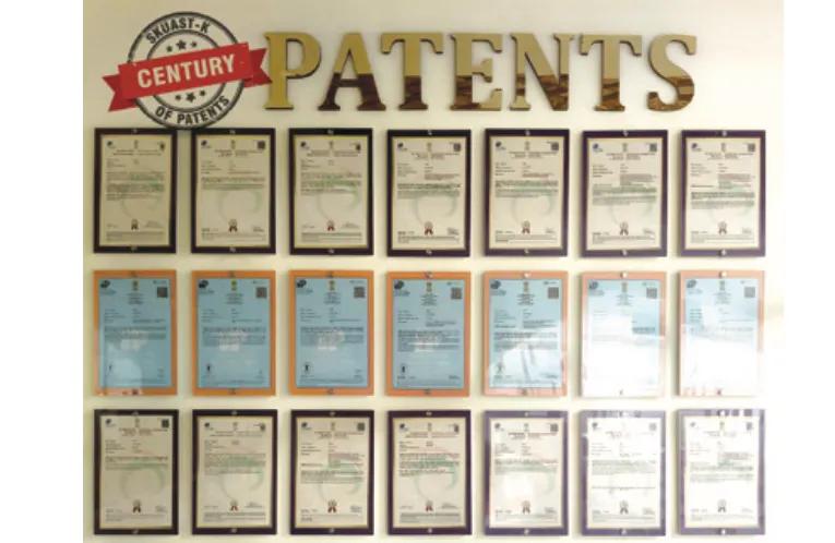 SKUAST-K secures 100th patent