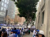 Thousands of Angelenos get ready to celebrate Dodgers World Series win with parade