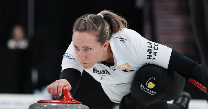 Emergency alert notifications ring out in arena before Homan throw in curling final