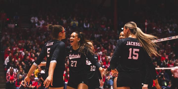 Huskers blast No. 11 Wisconsin in sweep