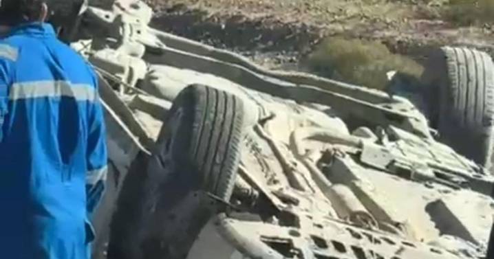 Vuelco sobre la Ruta 67, en Neuquén: accidente este jueves en uno los caminos que conecta con Vaca Muerta