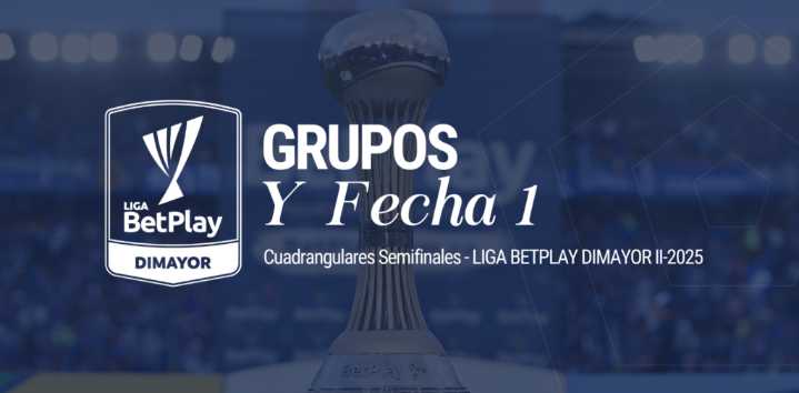 Definidos los grupos y la Fecha 1 de los Cuadrangulares Semifinales de la Liga BetPlay DIMAYOR ll