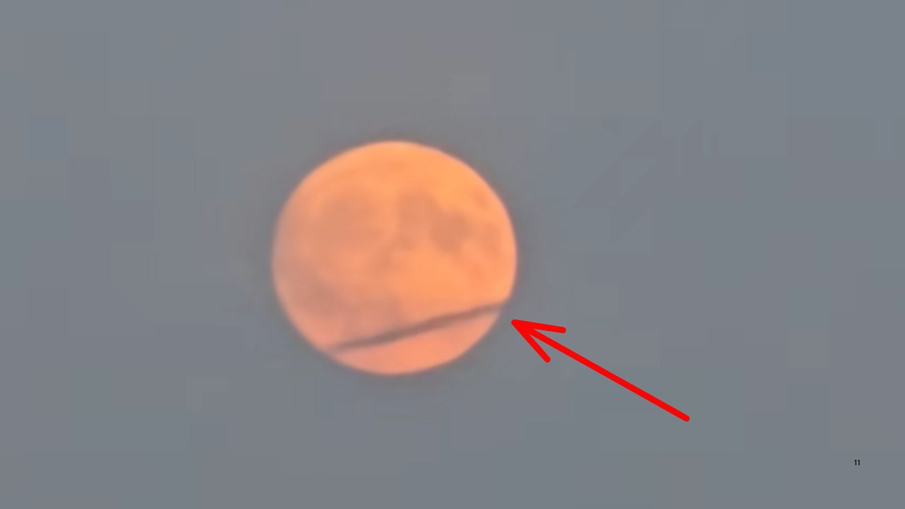 El fenómeno extraño que se vio antes de ayer en la luna de castor: ¿Qué es esa raya?