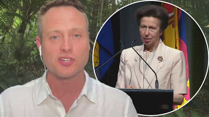 Princess Anne coming down under