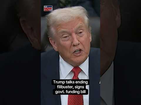 Trump talks ending filibuster
