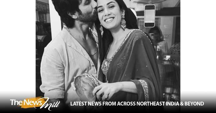 Throwback Karwa Chauth pic: Mira Rajput and Shahid Kapoor’s adorable moment sealed with a kiss