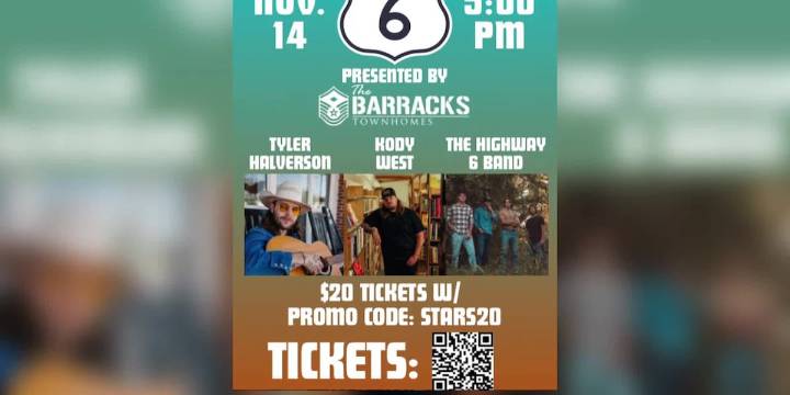 Country music concert set for Friday night in College Station