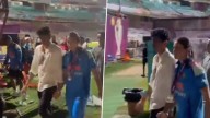Bollywood Palash Muchhal and Smriti Mandhana Walk Hand-in-Hand After India Beat SA in ICC Women’s World Cup 2025, Vice-Captain’s Fiance and His Sister Palak Muchhal Share Heartfelt Posts (Watch Videos