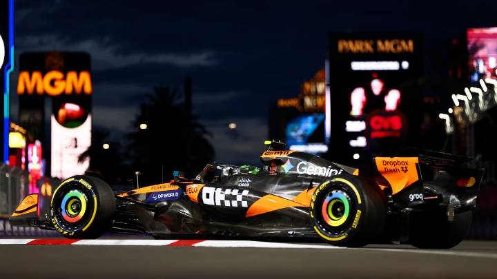 Lando Norris lidera segunda práctica libre para GP Las Vegas