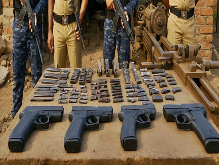 Massive Joint Raid Busts Illegal Arms Factory In MP; 47 Detained In Inter