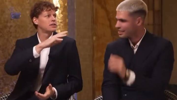 La broma de Sinner a Carlos Alcaraz por su corte de pelo