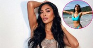 Nicole Scherzinger, 47, Flaunts Ageless Physique in Skimpy Blue Bikini: Photos