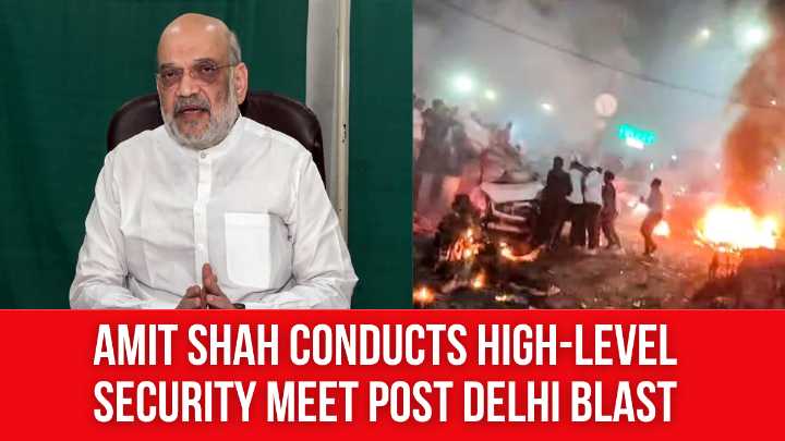 Amit Shah conducts high-level security meet post Delhi blast