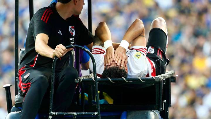 Otra mala noticia en River: Maxi Meza sufrió una dura lesión y deberá ser operado