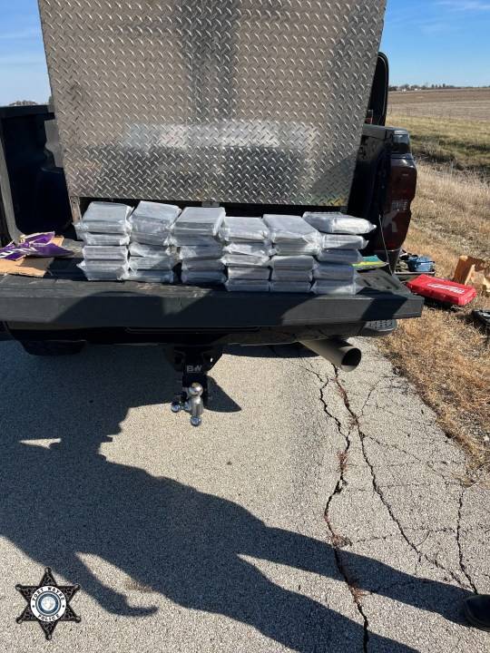 Traffic stop by Fort Wayne police leads to discovery of over 65 pounds of cocaine stashed under dog cage