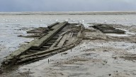 Lake Erie shipwreck spotted off Kingsville, Ont., uncovered by strong winds
