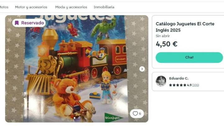 El catálogo de juguetes de El Corte Inglés se revende por hasta 8 euros al agotarse en tiendas: "Está siendo la guerra"