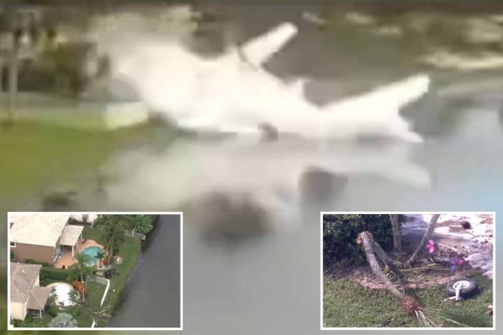 Plane crashes in Florida moments after taking off for Jamaica to deliver hurricane relief supplies
