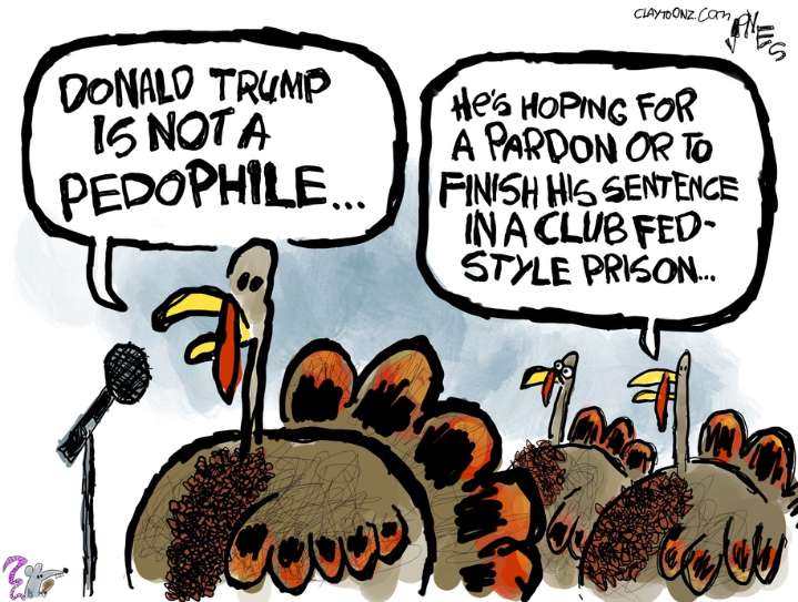 Cartoon: Club fed gobbler