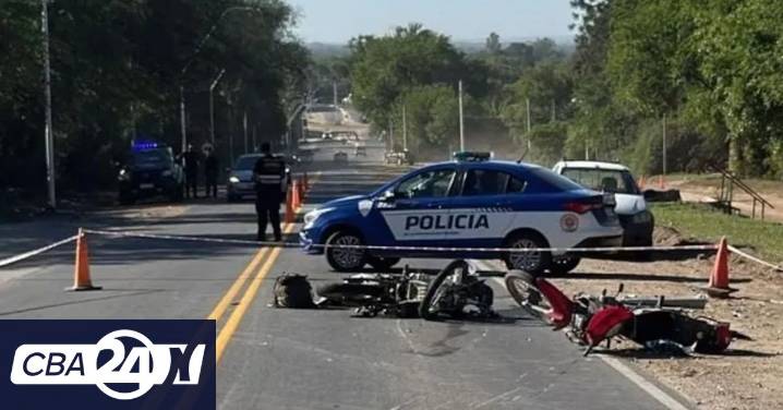 Tragedia en Córdoba: se produjo un choque fatal entre dos motos en el interior provincial