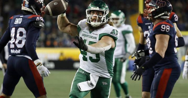 CP NewsAlert: Roughriders beat Alouettes 25