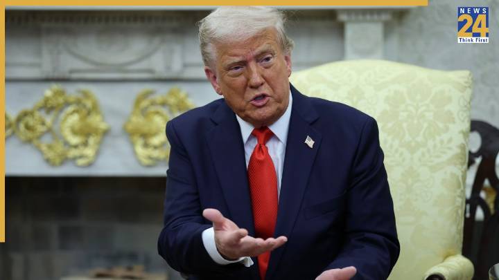 ‘What a terrible thing for Democracy!’: Trump decries BBC as top bosses resign over doctored speech reports