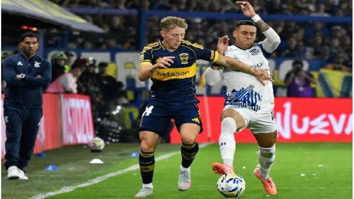 Doblete de Miguel Merentiel: Boca derrota a Talleres 2 a 0
