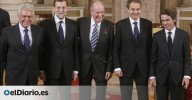 Juan Carlos I y los presidentes: dice que Zapatero agravió a EEUU, cita el bulo de Aznar del 11M y llama a González "verdadero hombre de Estado"