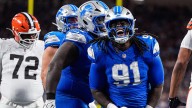 Lions DT Tyleik Williams' play time is tumbling for one obvious reason