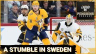 Penguins NO SHOW in the first of two games in Sweden