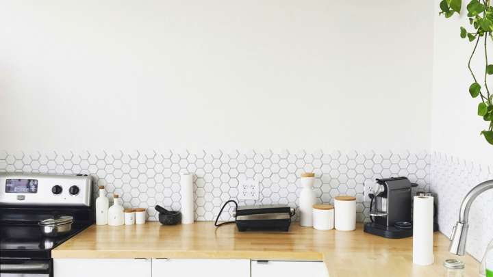 IKEA Fan's Clever Solution Turns Blank Kitchen Wall Into Stunning Statement Feature