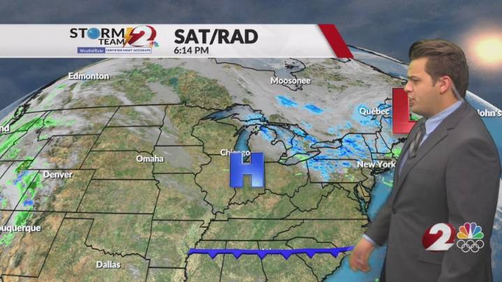 Cooler weather with rain chances through the week. How cool will it get during the week?