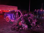 Murió mujer tras chocar su auto