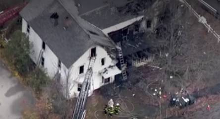 Crews battle flames in Keene, NH