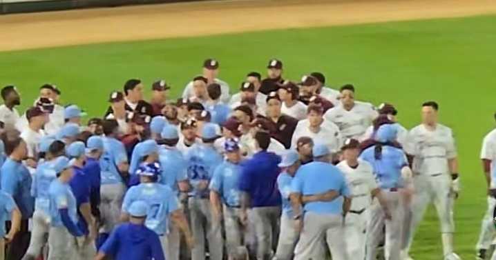 Riña campal en Culiacán entre Tomateros y Charros por pelotazo a Ríos