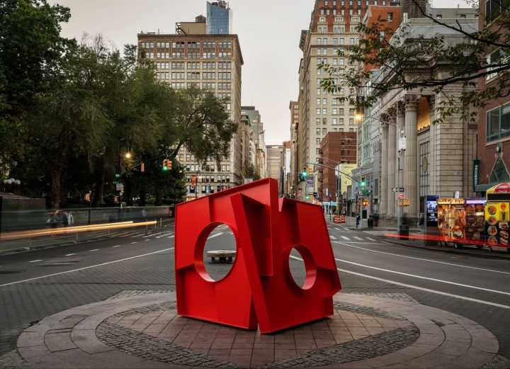 A Giant Book Sculpture Will be on View in NYC's Union Square This Month