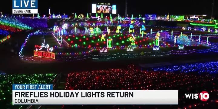 Holiday lights are back at Segra Park!
