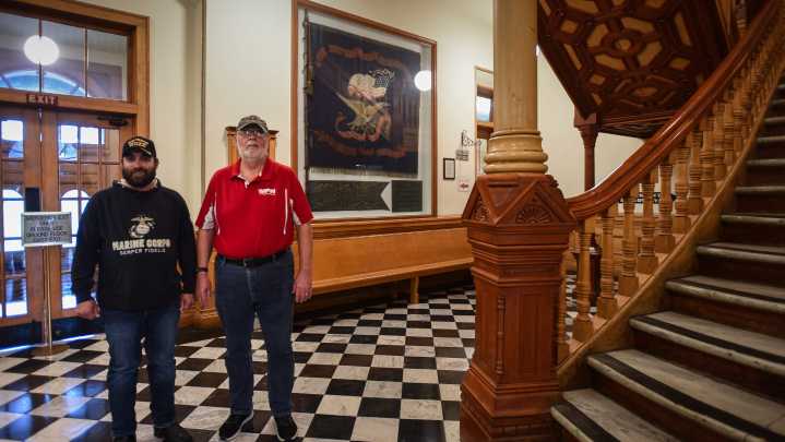 Civil War battle flag returns to Ionia. When dedication will take place