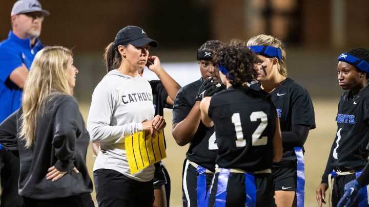 Takeaways from Catholic's AHSAA flag football playoffs round one win