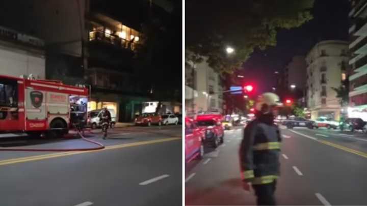 Incendio en un edificio de 10 pisos dejó una mujer muerta y cinco heridos