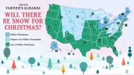 Can Pa. expect a white Christmas? Here’s the Old Farmer’s Almanac prediction