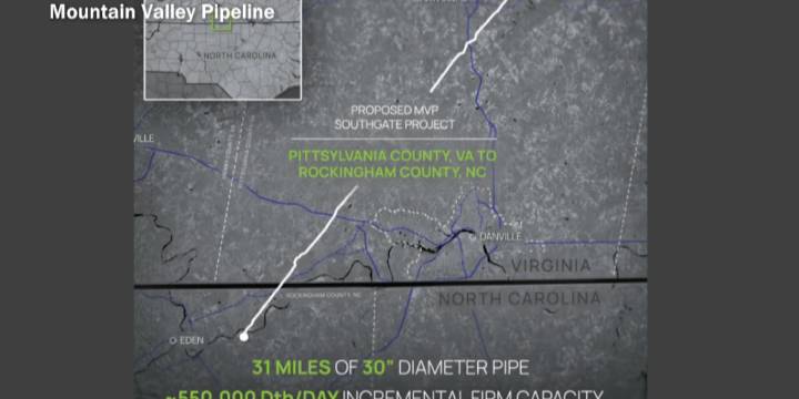 Mountain Valley Pipeline Southgate Project faces concerns from residents