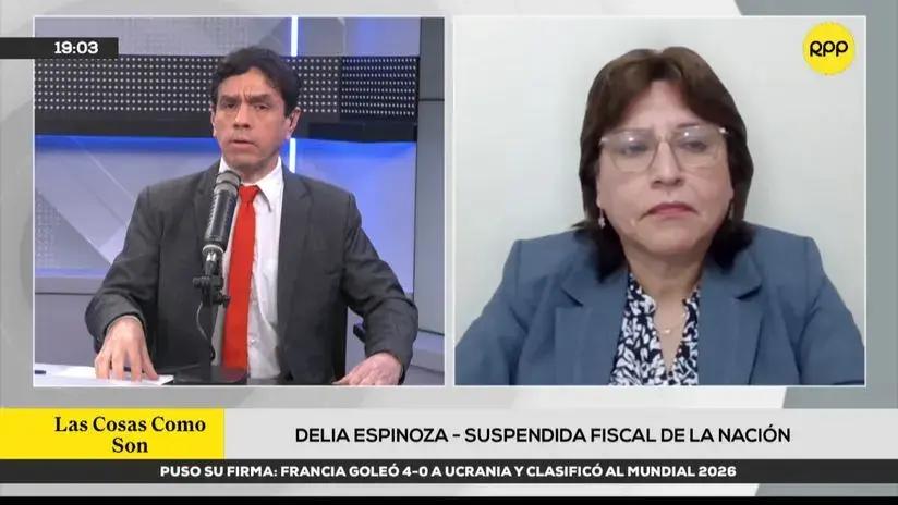 Delia Espinoza espera poder ingresar al Ministerio Público mañana tras la orden judicial que la repone en el cargo de fiscal de la Nación