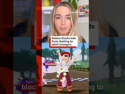 Roblox blocks children from speaking to adults. #Roblox #Gaming #BBCNews