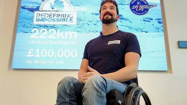 Desafía a la Antártida en silla de ruedas para demostrar que "todo es posible”